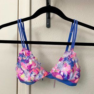 PINK Victoria's Secret Multi Color Lace Bralette
